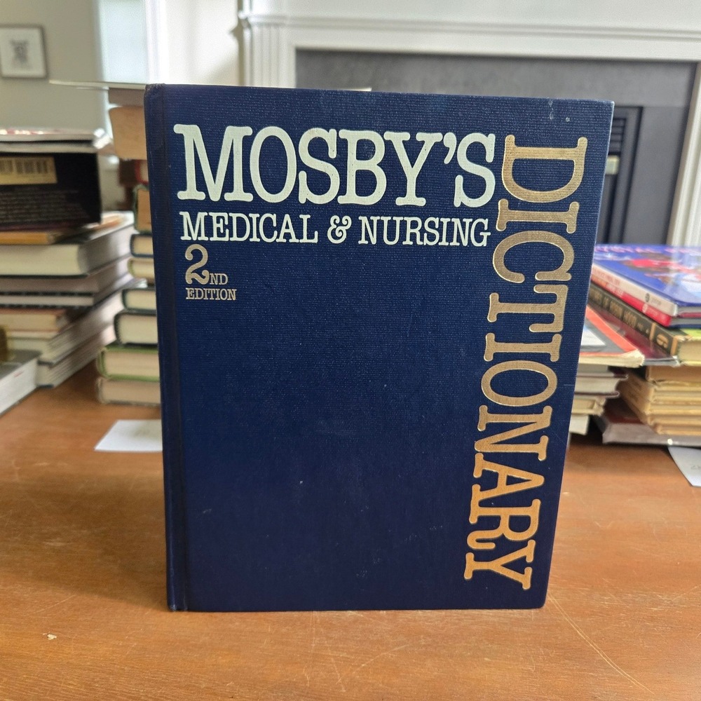 Mosby Medical & Nursing Dictionary 2nd Ed 1986 Hardcover Book Illustrated - READ
